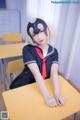 Coser@神楽坂真冬 Vol.013: 学园黑贞 (154 photos)