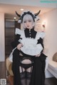 Coser@rioko凉凉子 Vol.063: 贴心的奶牛女仆 (45 photos)